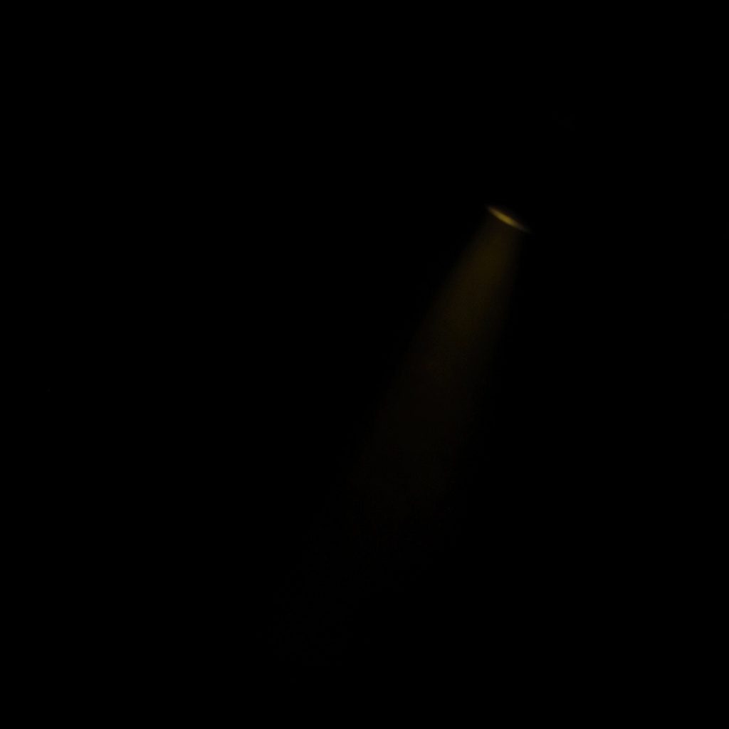 Dark photograph of a diode on a circuit board, low-key lighting with warm copper tones and deep shadow.
